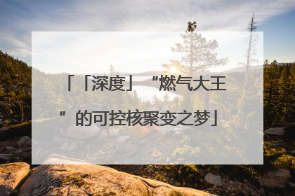 「深度」“燃气大王”的可控核聚变之梦