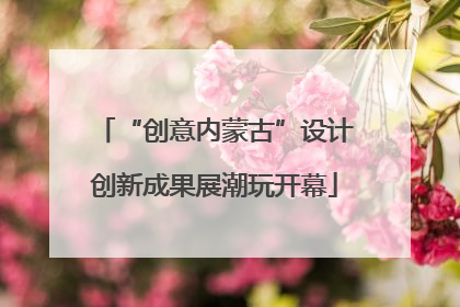 “创意内蒙古”设计创新成果展潮玩开幕