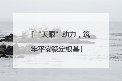 “天眼”助力，筑牢平安稳定根基