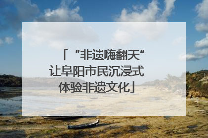 “非遗嗨翻天”让阜阳市民沉浸式体验非遗文化