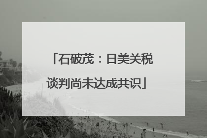 石破茂：日美关税谈判尚未达成共识