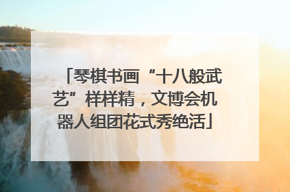 琴棋书画“十八般武艺”样样精，文博会机器人组团花式秀绝活