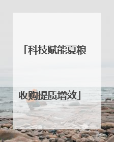 科技赋能夏粮收购提质增效
