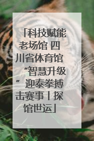 科技赋能老场馆 四川省体育馆“智慧升级”迎泰拳搏击赛事丨探馆世运