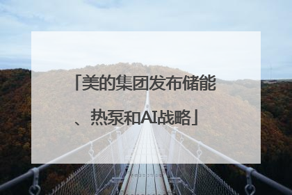 美的集团发布储能、热泵和AI战略