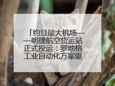 约旦最大机场——明捷航空货运站正式投运：罗地格工业自动化方案驱动中东物流未来新航向