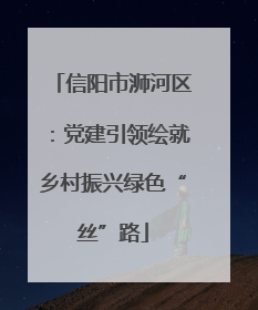 信阳市浉河区：党建引领绘就乡村振兴绿色“丝”路