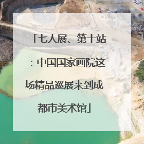 七人展、第十站：中国国家画院这场精品巡展来到成都市美术馆