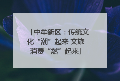 中牟新区：传统文化“潮”起来 文旅消费“燃”起来