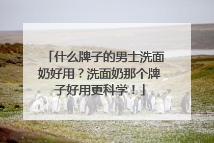 什么牌子的男士洗面奶好用？洗面奶那个牌子好用更科学！
