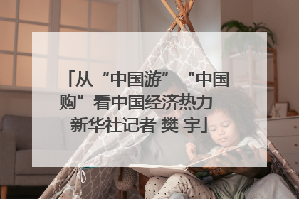 从“中国游”“中国购”看中国经济热力 新华社记者 樊 宇