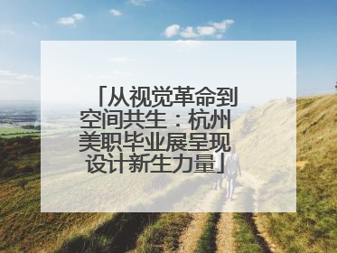 从视觉革命到空间共生：杭州美职毕业展呈现设计新生力量