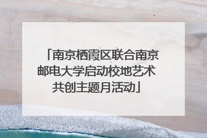 南京栖霞区联合南京邮电大学启动校地艺术共创主题月活动