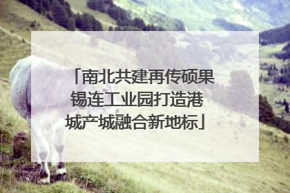 南北共建再传硕果 锡连工业园打造港城产城融合新地标