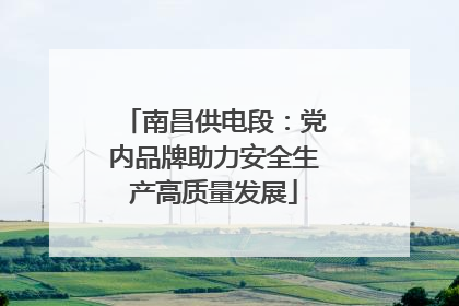 南昌供电段：党内品牌助力安全生产高质量发展
