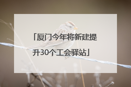 厦门今年将新建提升30个工会驿站