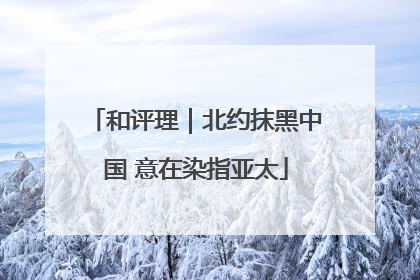 和评理｜北约抹黑中国 意在染指亚太