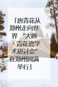 唐青花从郑州走向世界 “大唐・青花瓷学术研讨会”在郑州圆满举行