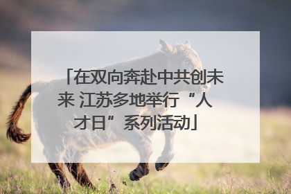 在双向奔赴中共创未来 江苏多地举行“人才日”系列活动
