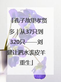 孔子故里孝贤多｜从37只到320只——刘健让泗水裘皮羊重生