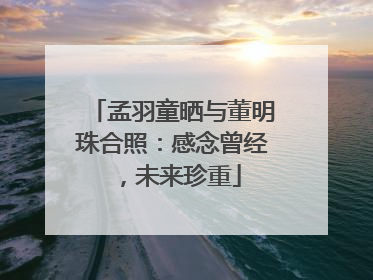 孟羽童晒与董明珠合照：感念曾经，未来珍重