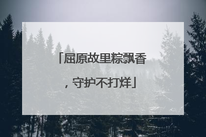 屈原故里粽飘香，守护不打烊