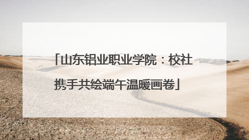 山东铝业职业学院：校社携手共绘端午温暖画卷