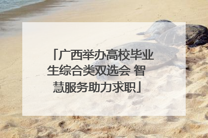 广西举办高校毕业生综合类双选会 智慧服务助力求职