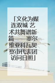 文化为媒连双城 艺术共舞谱新篇——塞尔维亚科瓦契察市代表团访问日照