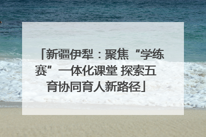 新疆伊犁：聚焦“学练赛”一体化课堂 探索五育协同育人新路径