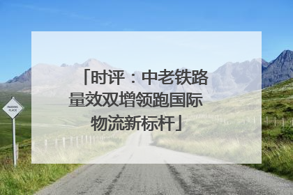 时评：中老铁路量效双增领跑国际物流新标杆