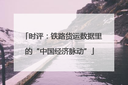 时评：铁路货运数据里的“中国经济脉动”