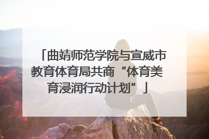 曲靖师范学院与宣威市教育体育局共商“体育美育浸润行动计划”