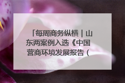 每周商务纵横｜山东两案例入选《中国营商环境发展报告（2025）》；山东外贸优品购物季进机关活动在济南举办