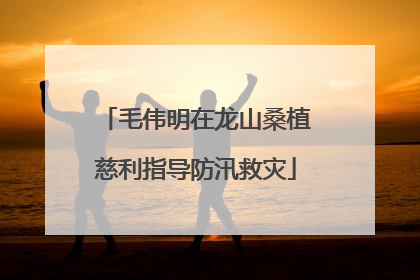 毛伟明在龙山桑植慈利指导防汛救灾