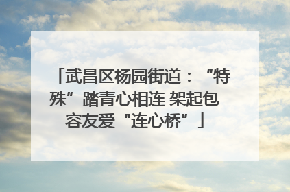 武昌区杨园街道：“特殊”踏青心相连 架起包容友爱“连心桥”