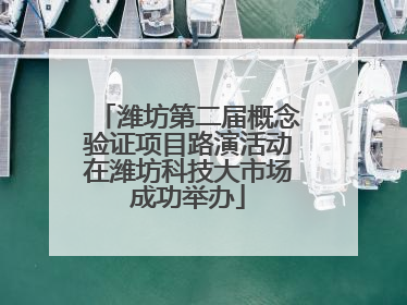 潍坊第二届概念验证项目路演活动在潍坊科技大市场成功举办