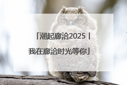潮起廊洽2025丨我在廊洽时光等你