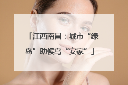 江西南昌：城市“绿岛”助候鸟“安家”