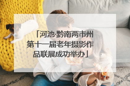 河池·黔南两市州第十一届老年摄影作品联展成功举办