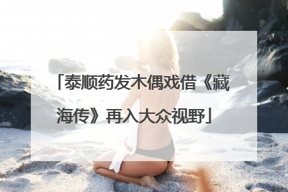 泰顺药发木偶戏借《藏海传》再入大众视野