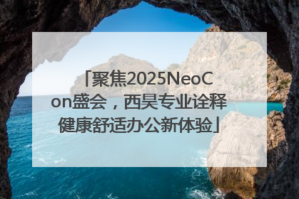 聚焦2025NeoCon盛会，西昊专业诠释健康舒适办公新体验