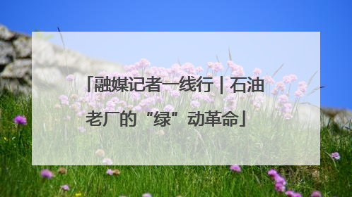 融媒记者一线行｜石油老厂的“绿”动革命