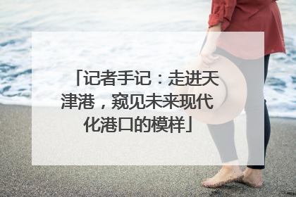 记者手记：走进天津港，窥见未来现代化港口的模样