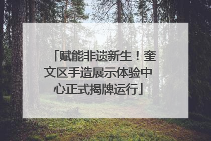 赋能非遗新生！奎文区手造展示体验中心正式揭牌运行
