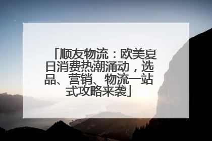 顺友物流：欧美夏日消费热潮涌动，选品、营销、物流一站式攻略来袭