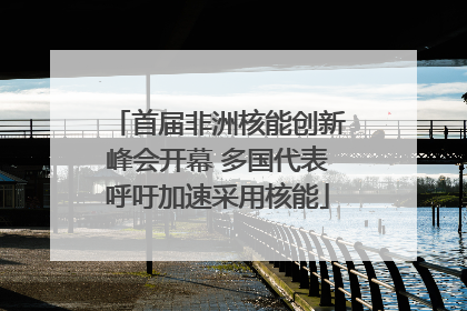 首届非洲核能创新峰会开幕 多国代表呼吁加速采用核能
