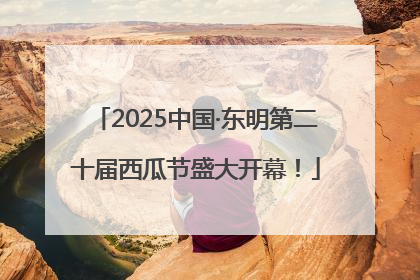 2025中国·东明第二十届西瓜节盛大开幕！