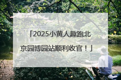2025小黄人趣跑北京园博园站顺利收官！
